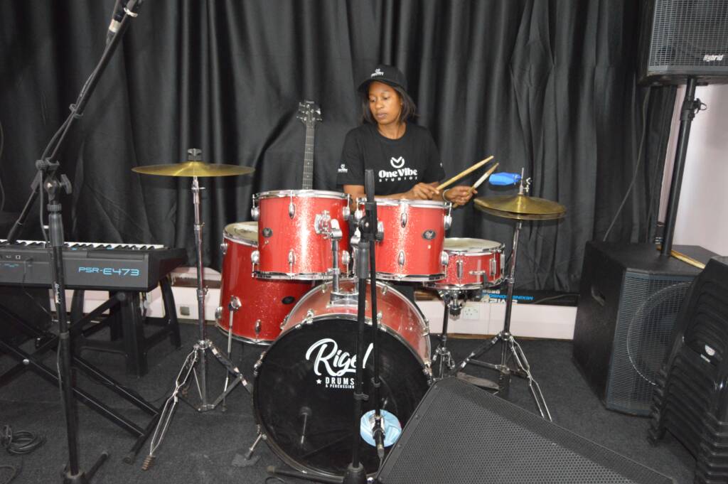 solo rehearsal at OneVibe Studiox in Harare Zimbabwe (2)